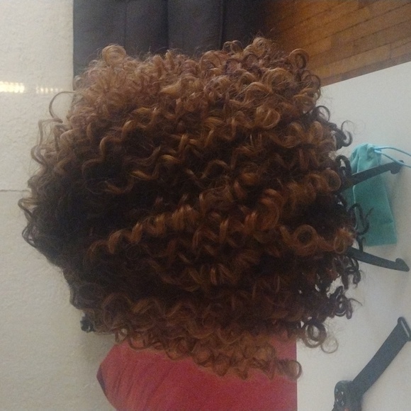 Foxy Lady Other - Foxy Lady Curly Ombre C Side Part Wig